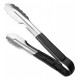 Pegador 30cm Multiuso Inox Cabo Preto Zahav